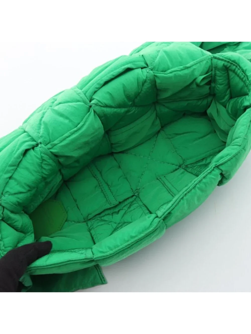 Bottega Veneta Shoulder Bag Padded Tech Cassette Green Nylon